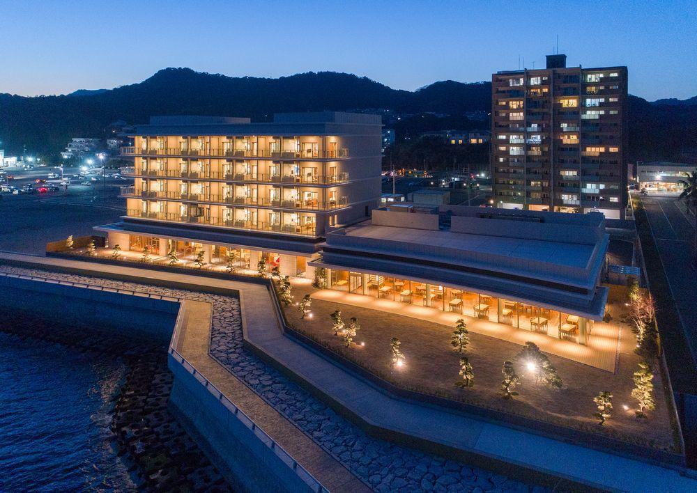 Shimonoseki Onsen Kaze No Umi Hotel Kültér fotó